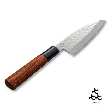 「㐂.」　KITEN  槌目　小出刃包丁　H7-99