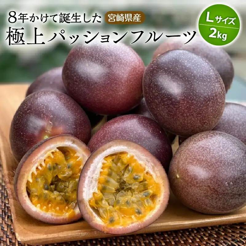 フルーツ パッションフルーツ フルーツ[《2026年発送》 数量・期間限定 Lサイズ 2kg 宮崎県産]