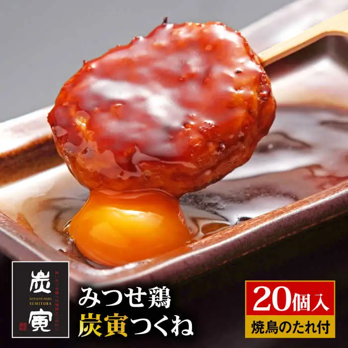 佐賀県産 みつせ鶏つくね20個セットつくね 団子 ミートボール 焼き鳥やきとり  [FCI009]