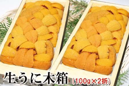 エゾバフンウニ100g×2折 F-65001