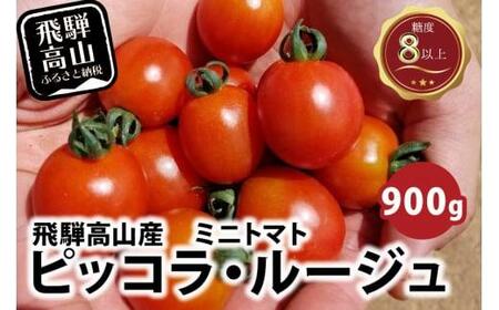 【先行予約】濃厚ミニトマト ピッコラ・ルージュ 900g | ミニトマト新葉ファーム FV008