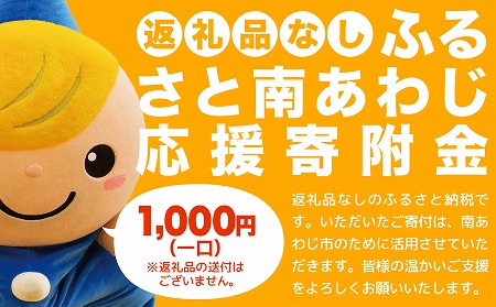【返礼品なし】ふるさと南あわじ応援寄附金（1口：1,000円）