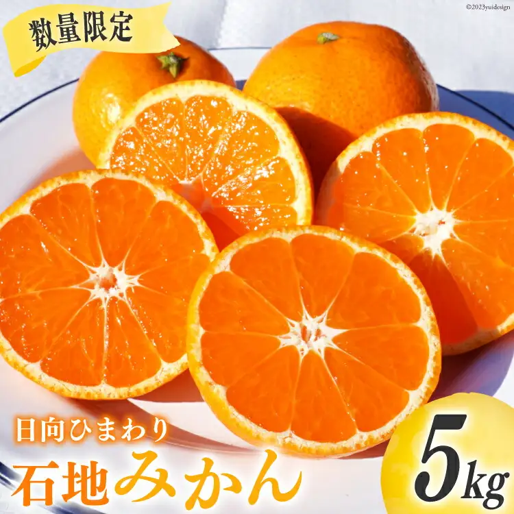 【期間限定発送】 みかん 訳あり 日向ひまわり 石地みかん 2S ～ L サイズ 5kg