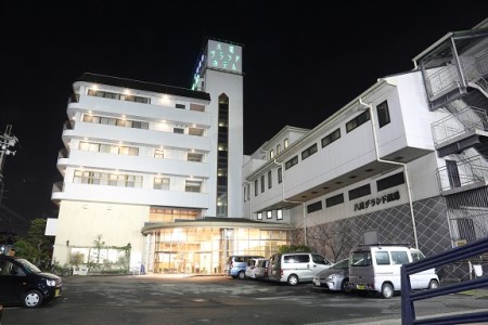 G121　八尾グランドホテル一泊三食付「弥生コース」2名様　大衆演劇特別指定席付