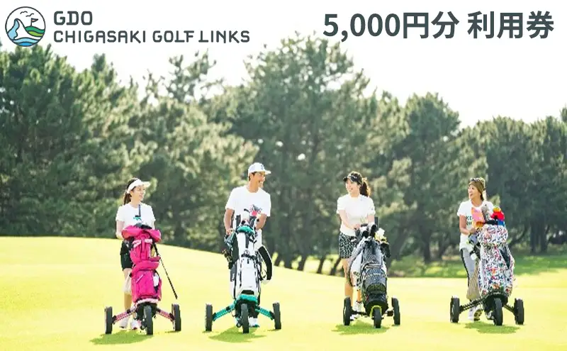 利用券 GDO 茅ヶ崎ゴルフリンクス 5000円分 利用券