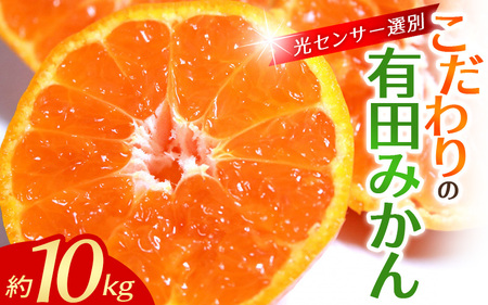 【1月発送予約分】みかん 完熟 有田みかん 約10kg＋150g(傷み補償分) 【ご家庭用】【nuk101-01A】