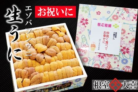 エゾバフンウニ花盛り600g×1折[11月中旬以降発送] E-73002