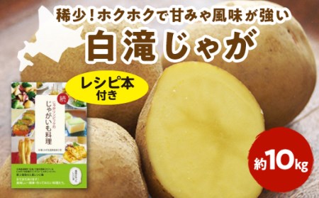  2026白滝じゃが 約10kg 《レシピ本付き》 ( ふるさと納税 じゃがいも ジャガイモ 北海道産 希少生産 白滝じゃが 大容量 北海道 遠軽町 えんゆう農業協同組合 ) en01-00043