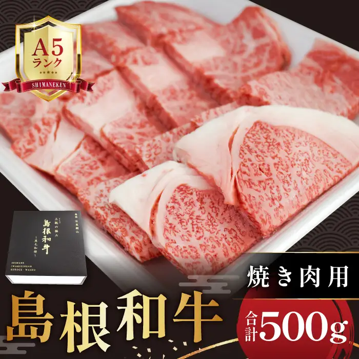 三瓶の極み 島根和牛A5 焼肉用500g