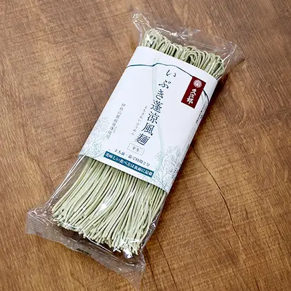 いぶき蓬（よもぎ）涼風麺 6人前 麺類 半生そうめん 素麺 そうめん 