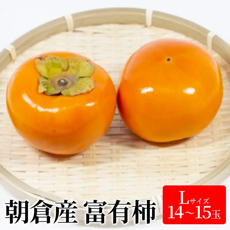 柿 富有柿 Lサイズ 14～15玉入 かき カキ 果物 くだもの フルーツ 