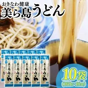 おきなわ健康 美ら島うどん 10袋　つゆ付 （AV001-1）