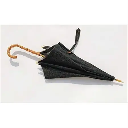 岡山デニムの日傘(ブラックマット)_装飾品・工芸品  服飾小物 _【1113525】