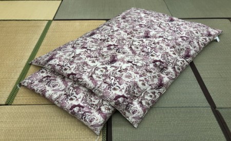 ふとん打ち直し　天然防ダニアロエ加工生地　ミスティ柄　２枚組【CW90W】