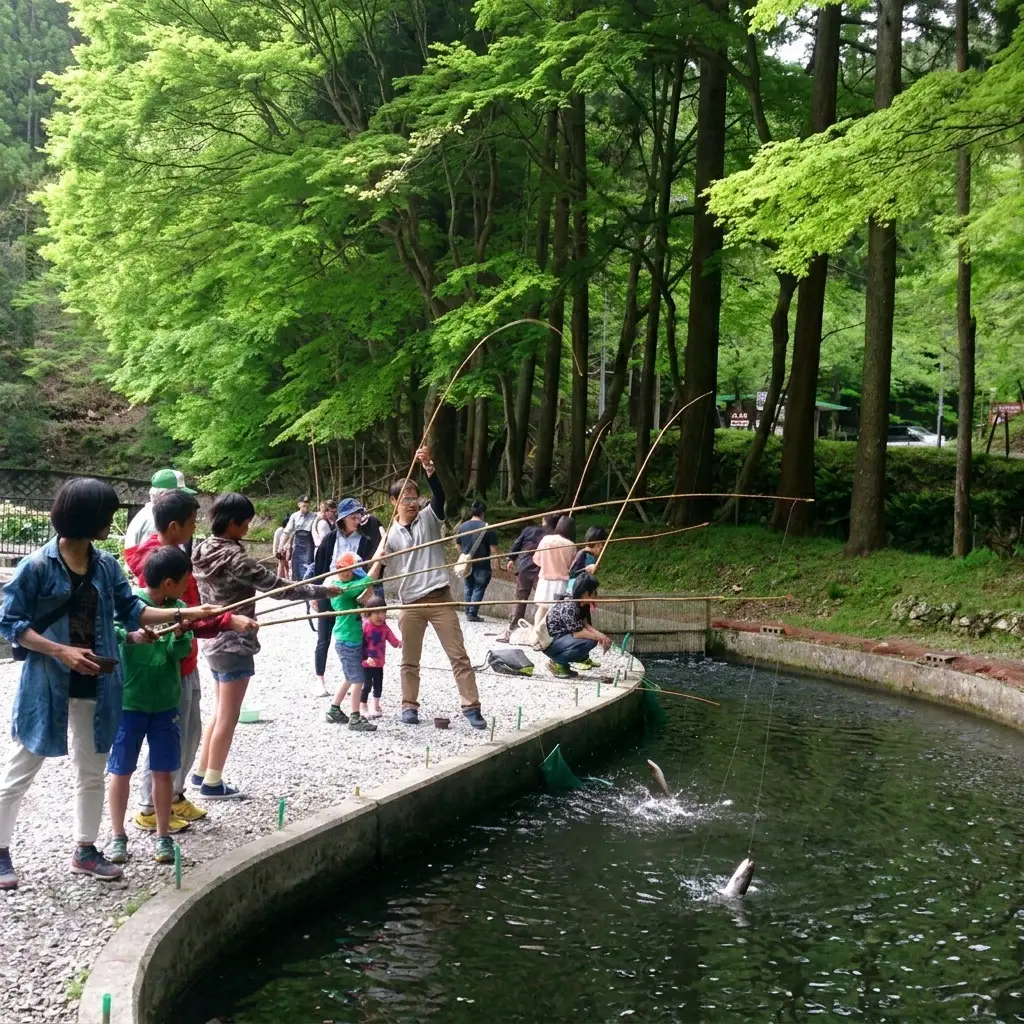 醒井養鱒場　わくわく体験クーポン 体験チケット 
