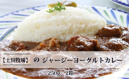ジャージーヨーグルトカレー 250g 2箱 土田牧場 ジャージー牛 ヨーグルトカレー レトルトカレー カレー 惣菜 簡単調理 温めるだけ レトルト レトルト食品 秋田 秋田県 にかほ市