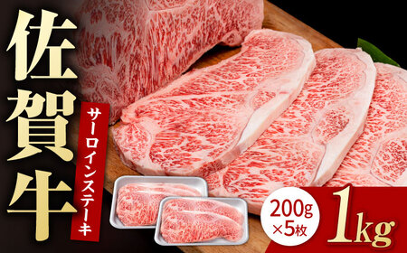 佐賀牛 サーロインステーキ 1kg / サーロインステーキ [IAG048]