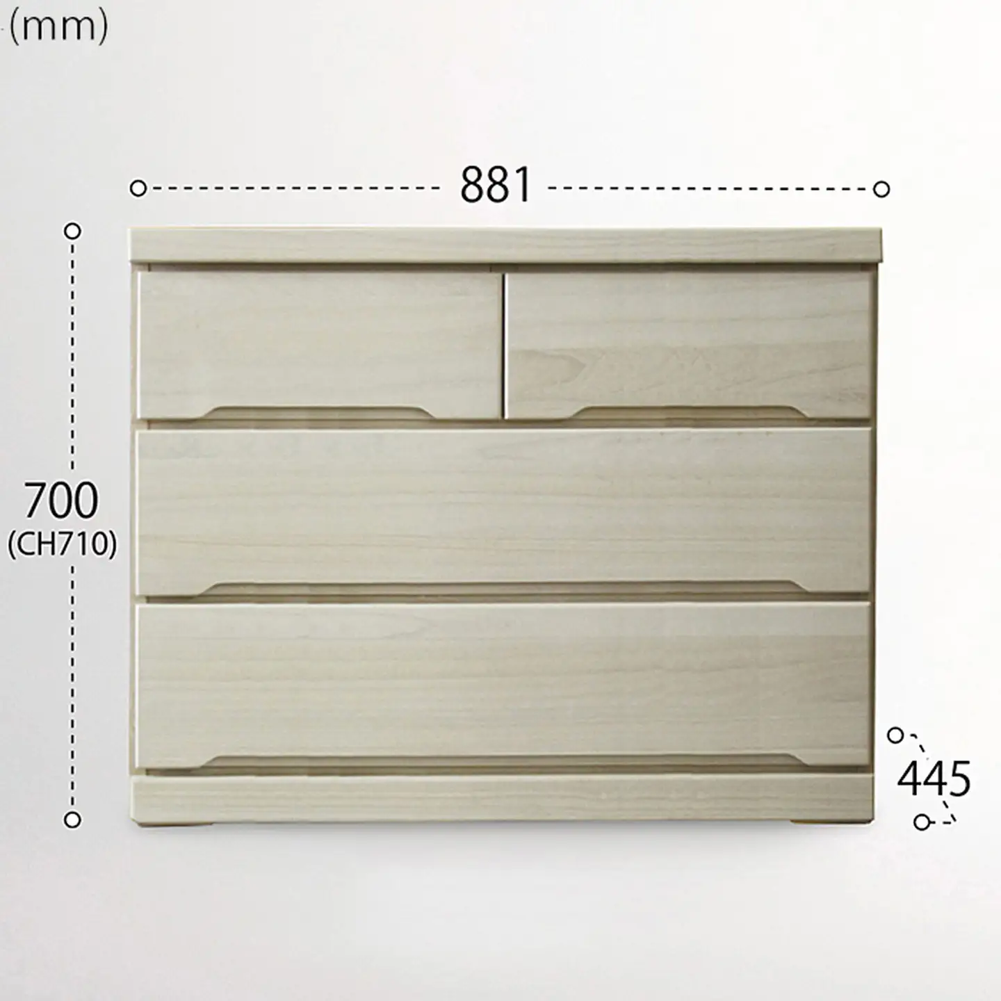 90-3LC収納家具（白）【諸富家具】：C113-014