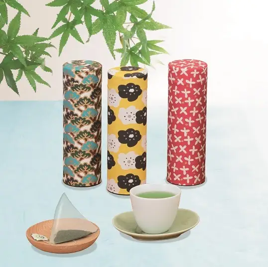 SOU・SOU3種ティーバッグ茶缶（各10袋入）〈お茶 茶 煎茶 緑茶 宇治抹茶 抹茶 玄米茶 ほうじ茶 ティーバッグ ティーパック コラボ 茶筒 茶缶 飲料 工芸品 加工食品〉 飲料類 