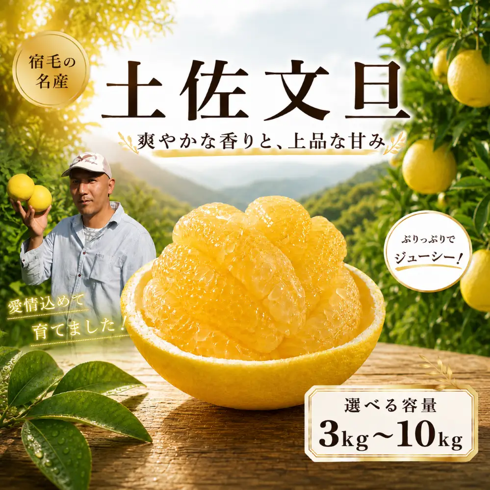 土佐文旦 10kg 家庭用 文旦