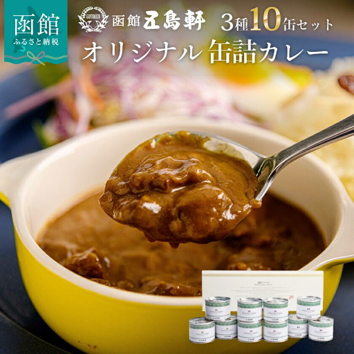 五島軒カレー10缶ギフト レトルト カレー _HD030-010