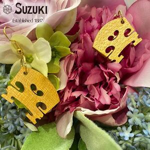 バイオリンの駒で作ったピアス ピアス