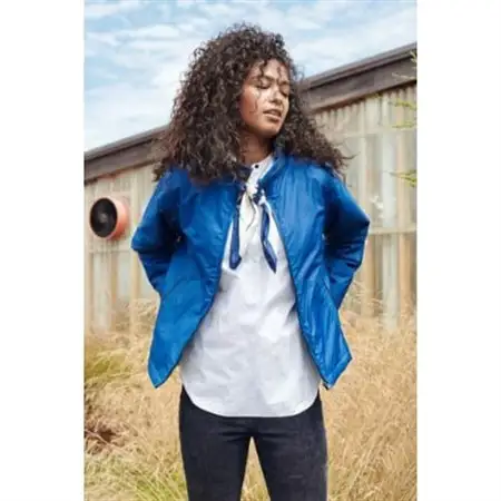 [KAPOK KNOT] カポックダウンライトジャケット　レディース　ブルー　LL　1着_装飾品・工芸品 女性・レディース 洋服 _【1239144】