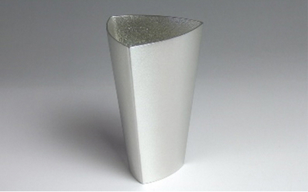 【高岡銅器】TRI ビアカップ 民芸品 工芸品 伝統技術 食器 タンブラー 錫製  FAD-0680