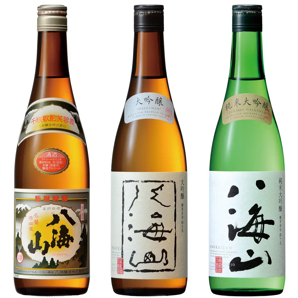 日本酒 八海山 清酒・大吟醸・純米大吟醸 720ml×3本セット｜八海山