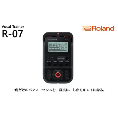 レコーダー R-07 黒 ハイレゾ ローランド レコーダー