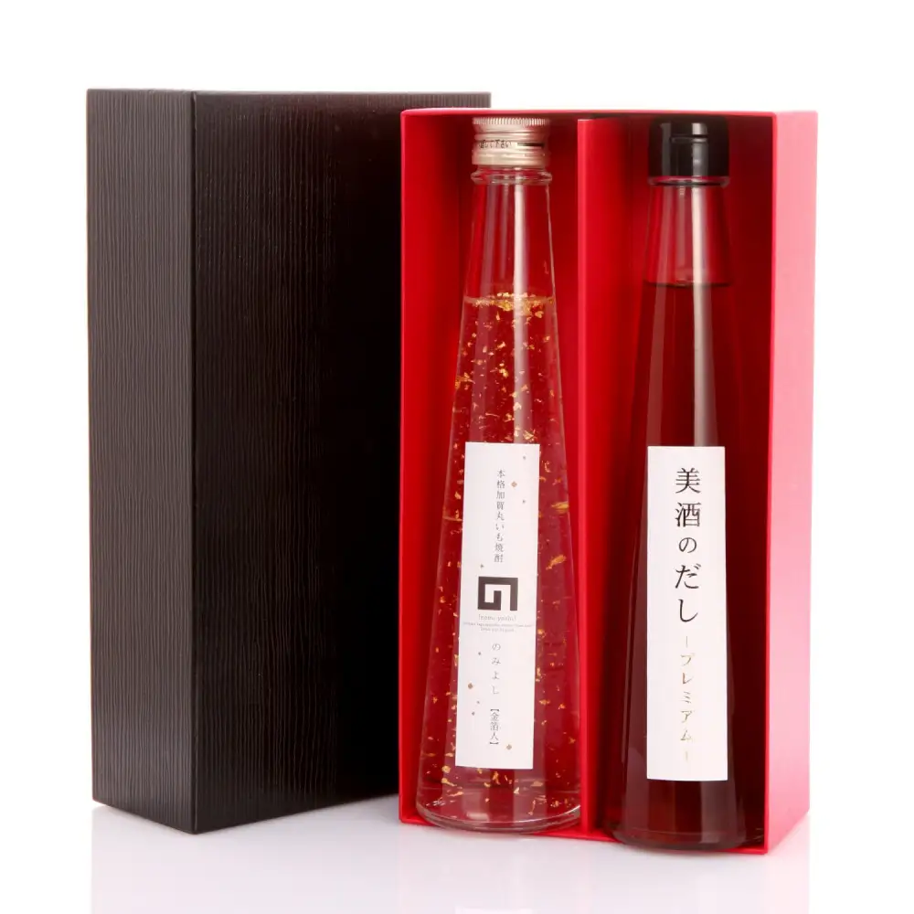 山吹セット（のみよし金箔入り・美酒のだしプレミアム　300ml×各1本）