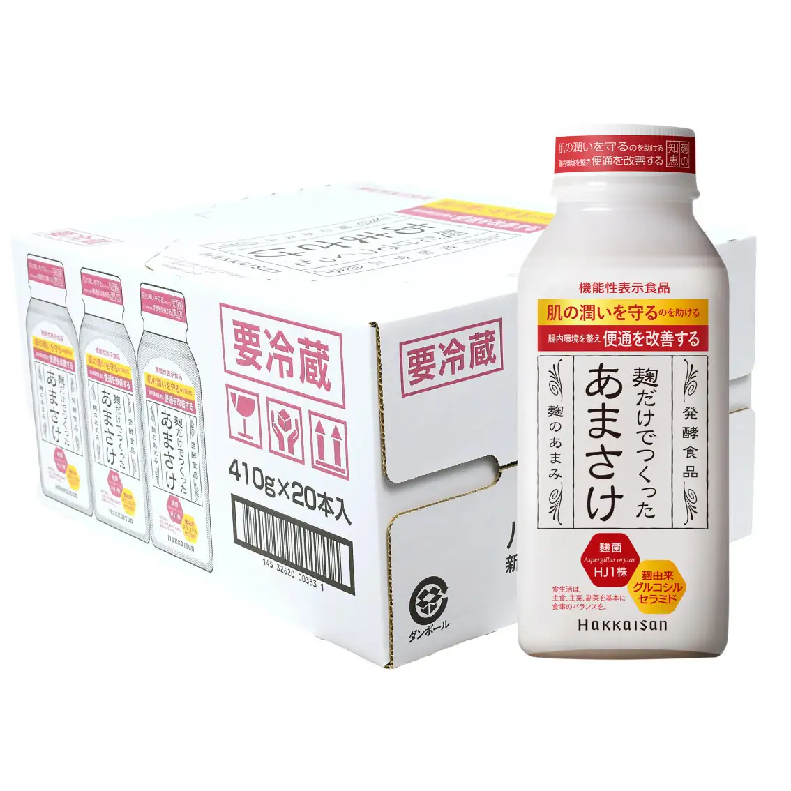 八海山 麹だけでつくったあまさけ 410g 1ケース（20本入）【八海山 麹 こうじ 米麹 甘酒 あま酒 あまさけ ノンアル セット すっきり 味わい ホット】
