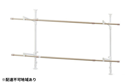木目調窓枠物干し MW-W190N ホワイト アイリスオーヤマ 雑貨 日用品 