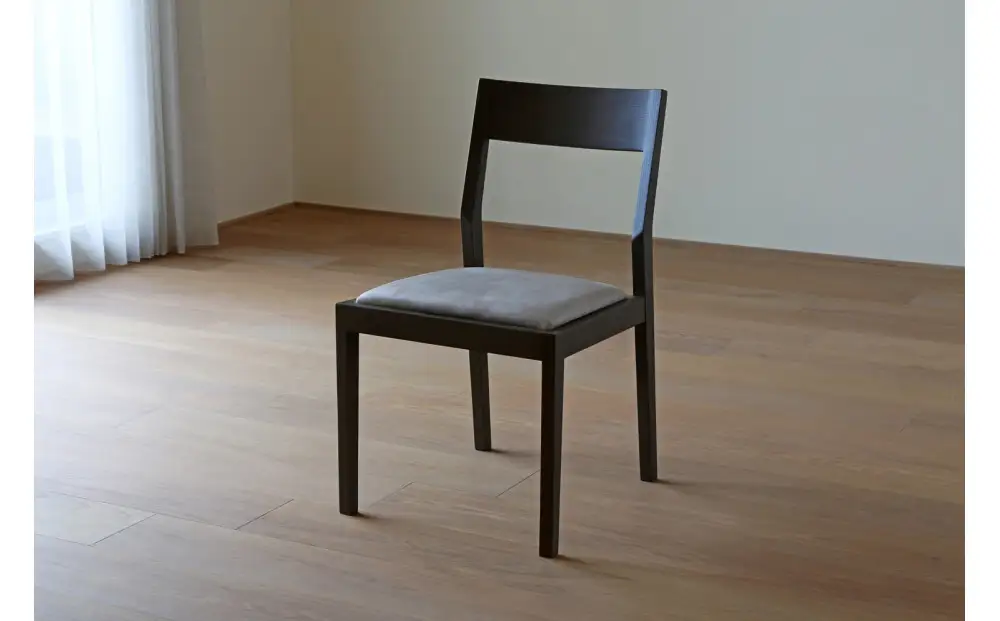 【開梱設置】高野木工 KIEL CHAIR キール チェア 肘なし オーク(黒塗装) 【10年保証】