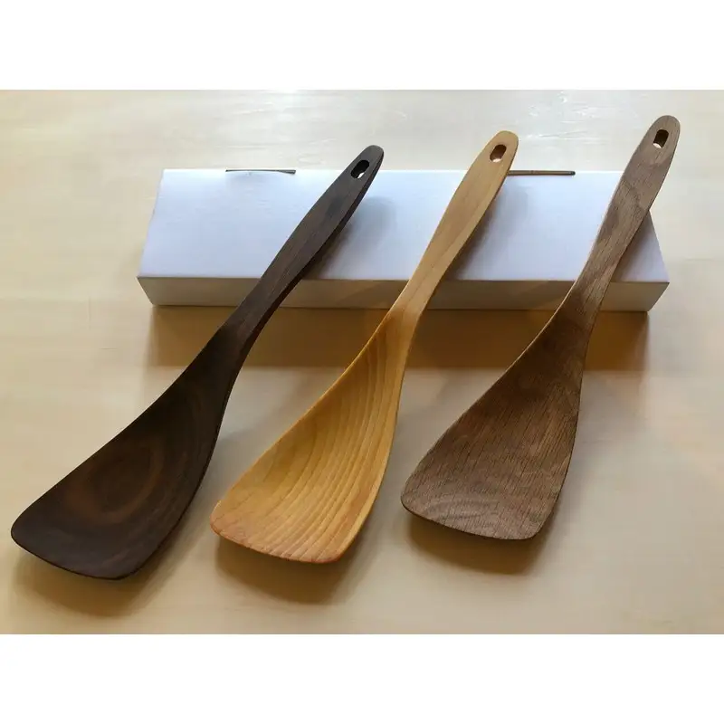 木べら「炒める・すくう・取り分ける」(材料：職人おまかせ) 【GOOD WOOD WORKS】_HA0432