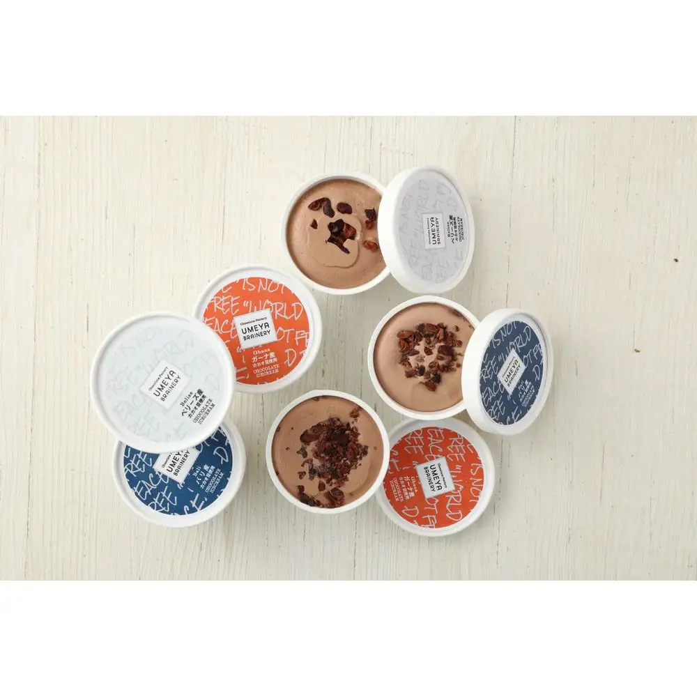 【一週間以内に発送】Bean to Bar Icecream (産地別チョコレートアイス ６個入り)【ＵＭＥＹＡＢＲＡＩＮＥＲＹ】_HA0583