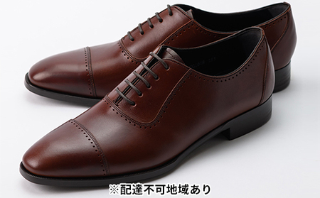 革靴 ビジネスシューズ アデレイド 茶 国産 革靴 24.5cm