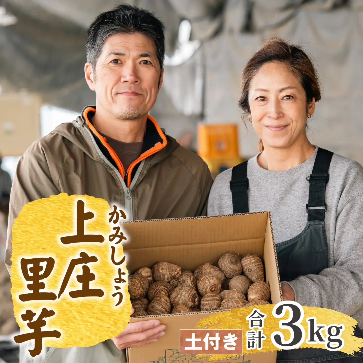 【先行予約】日本の美味い里芋！秋の味覚 上庄里芋 3kg【11月より順次発送】