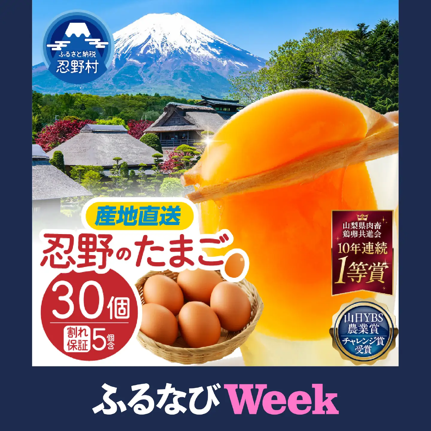 忍野の卵”コクの赤玉30個 ※割れ保証含む 卵 | 山梨県忍野村 | ふるさと