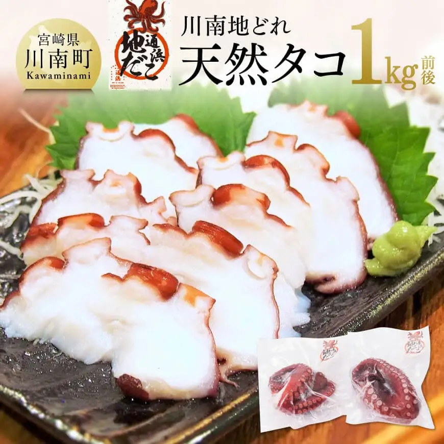 漁協直送！天然タコ（湯がき済）小分け たこ