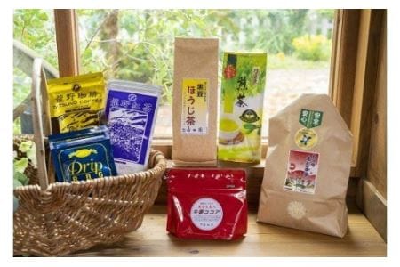 G-39 赤とんぼ米とたつの市の老舗茶店香山園のオリジナルアソート