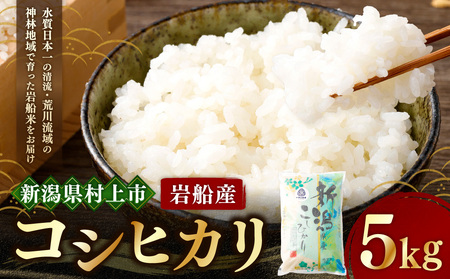 【令和7年産米】にいがた岩船産 コシヒカリ（神林産地）5kg　A4134　新潟県　村上市