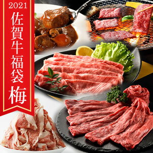 BN086_贅沢 A5ランク　佐賀牛入り 福袋　坂本ストアの佐賀牛福袋 （梅）