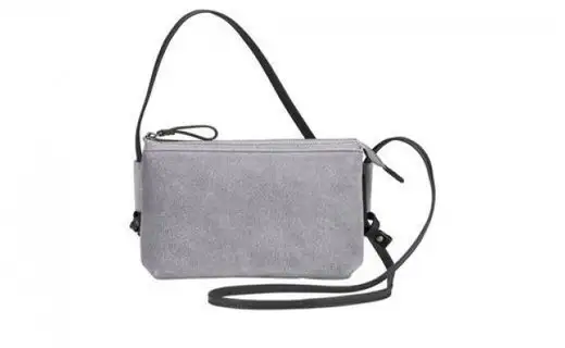 豊岡鞄 TUTUMU スエード Osanpo Wallet（S3101）ミックスグレー