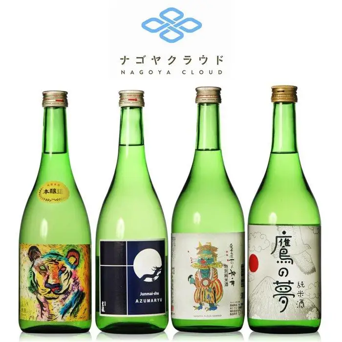 ナゴヤクラウド日本酒４本セット　金虎・東龍・神の井・鷹の夢
