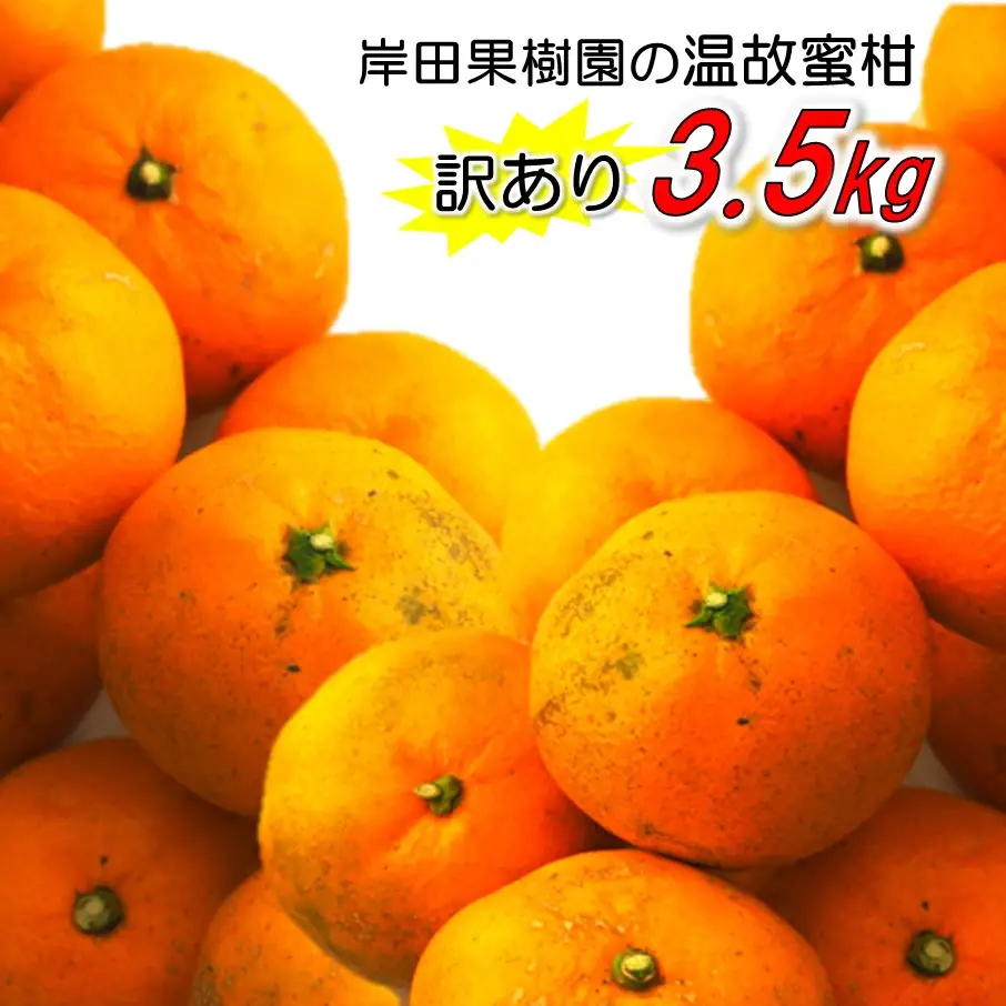 【訳あり】岸田果樹園「温故蜜柑」約3.5kg_1658R