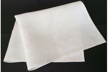 クラシカルで高貴なバラ柄の極上リネン100%テーブルナプキン　1枚 F7Z-1958
