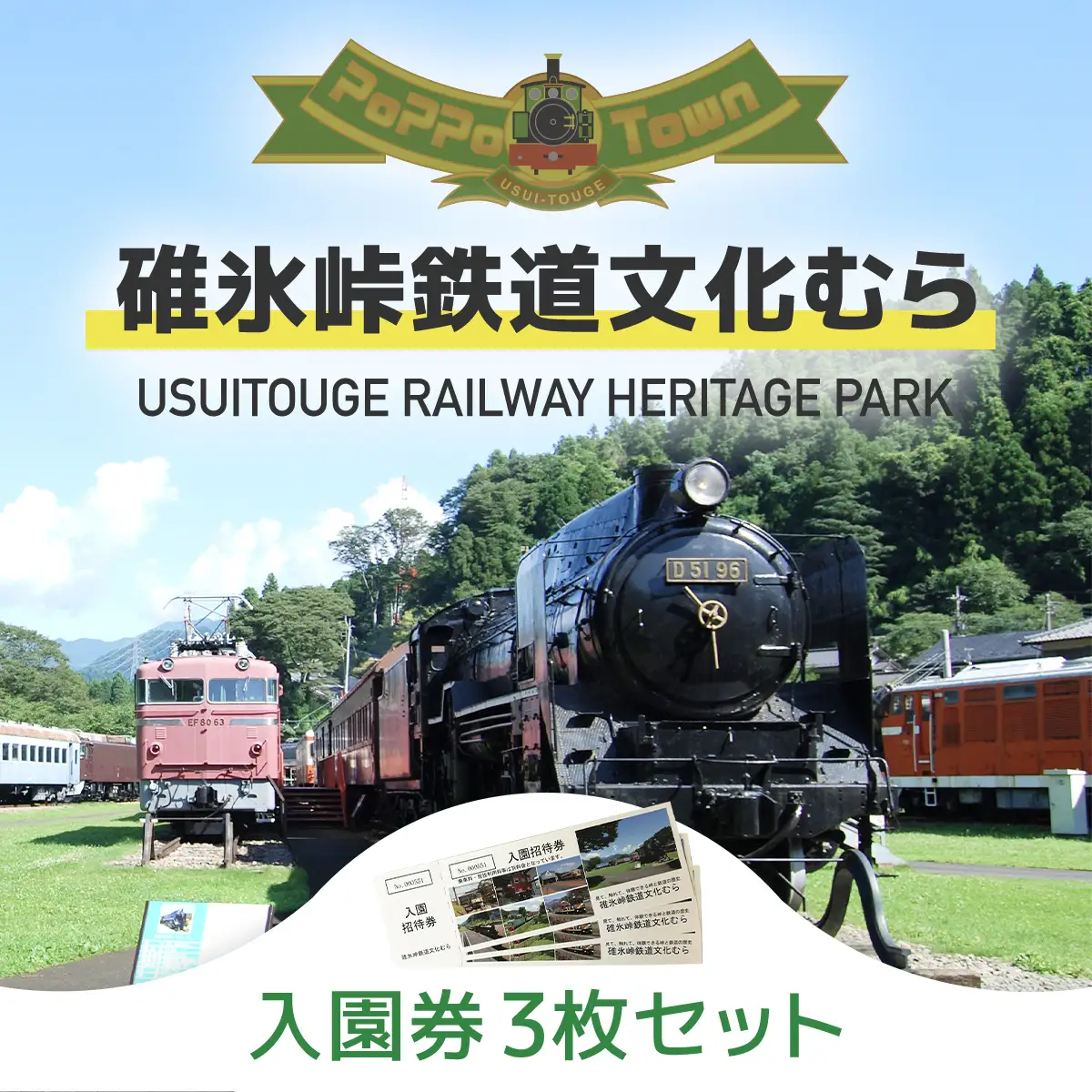 入園招待券3枚セット ANAE001