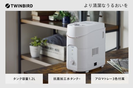 スチーム式パーソナル加湿器 ホワイト (SK-E961W)
