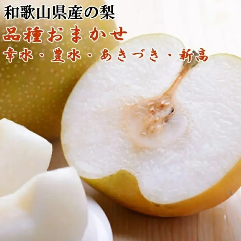 和歌山県産の梨約2kg(品種おまかせ)【2026年8月下旬～2026年9月下旬頃に順次発送予定】【TM181】【TM016-tec925C】